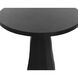 Kliff 40 X 34 inch Black Outdoor Bar Table